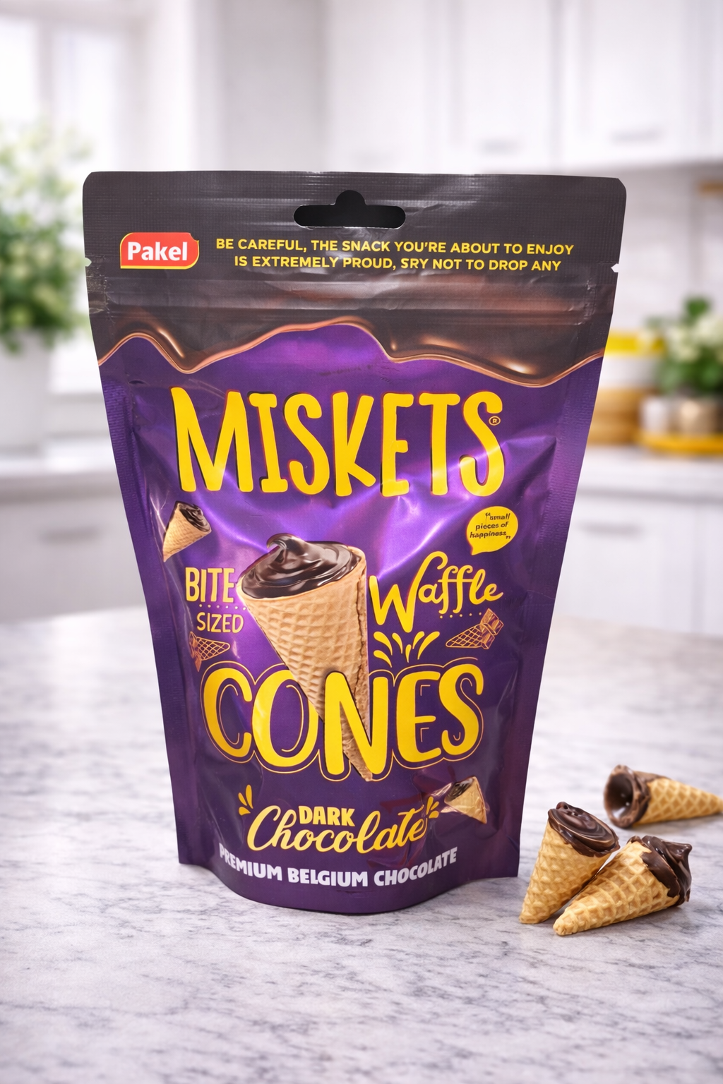 Misket Dark Chocolate Cornet 70 Gr