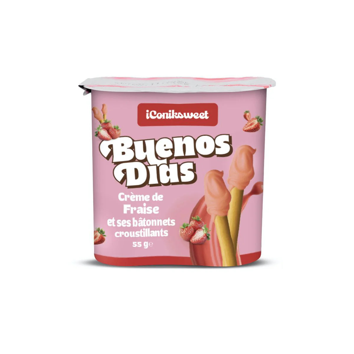 Buenos Dias Strawberry Cream Sticks