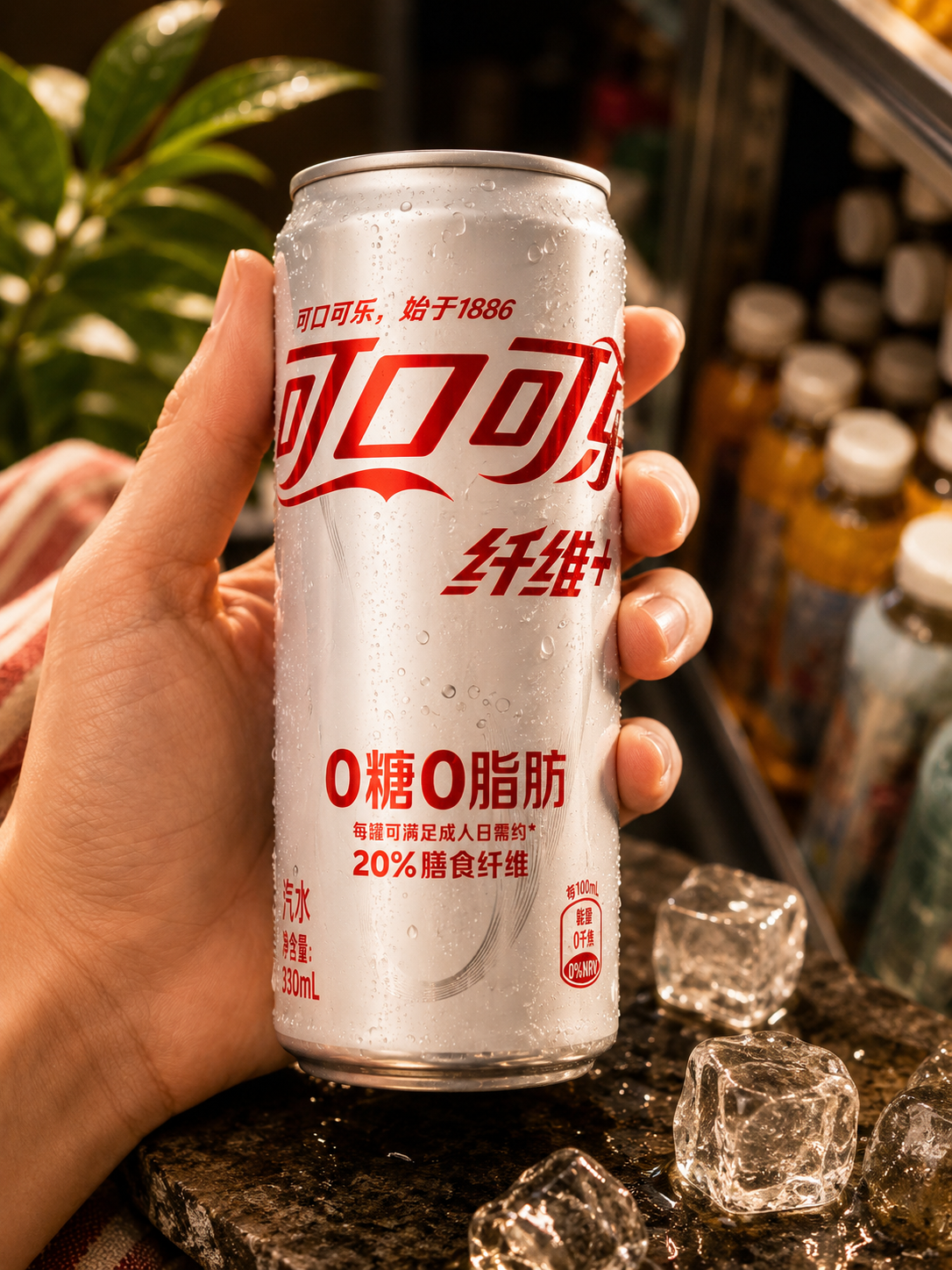 Coca Cola Fibre Plus Zéro Sucre Asie 330 ml