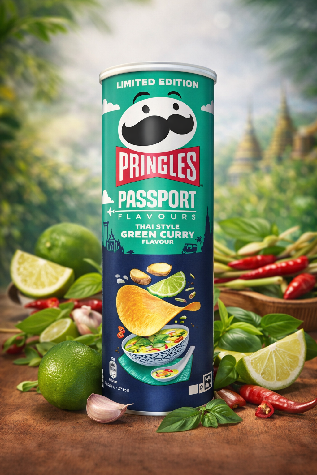 Pringles Passport Thai Style Green Curry - 165 g