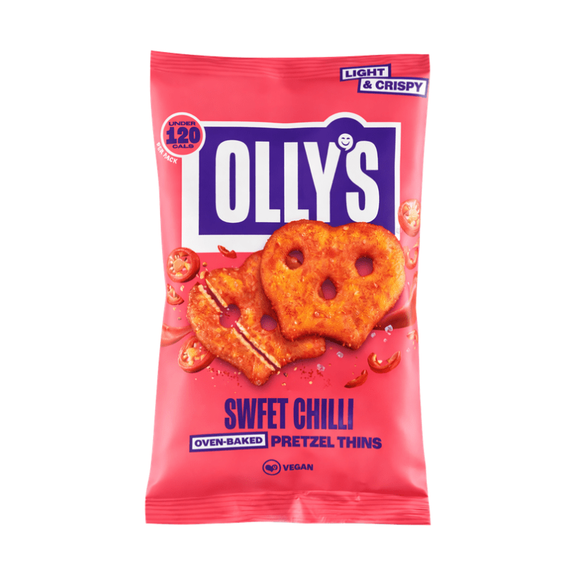 Olly's Pretzel Thins Sweet Chilli 140gr