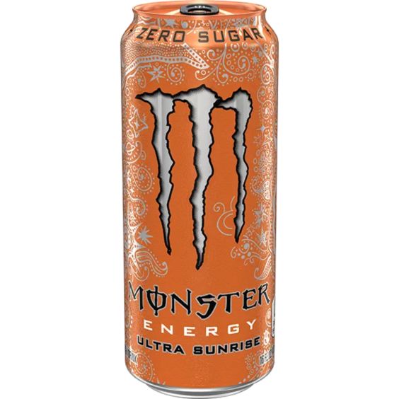 Monster Energy Ultra Sunrise 473ml - Zéro Sucre