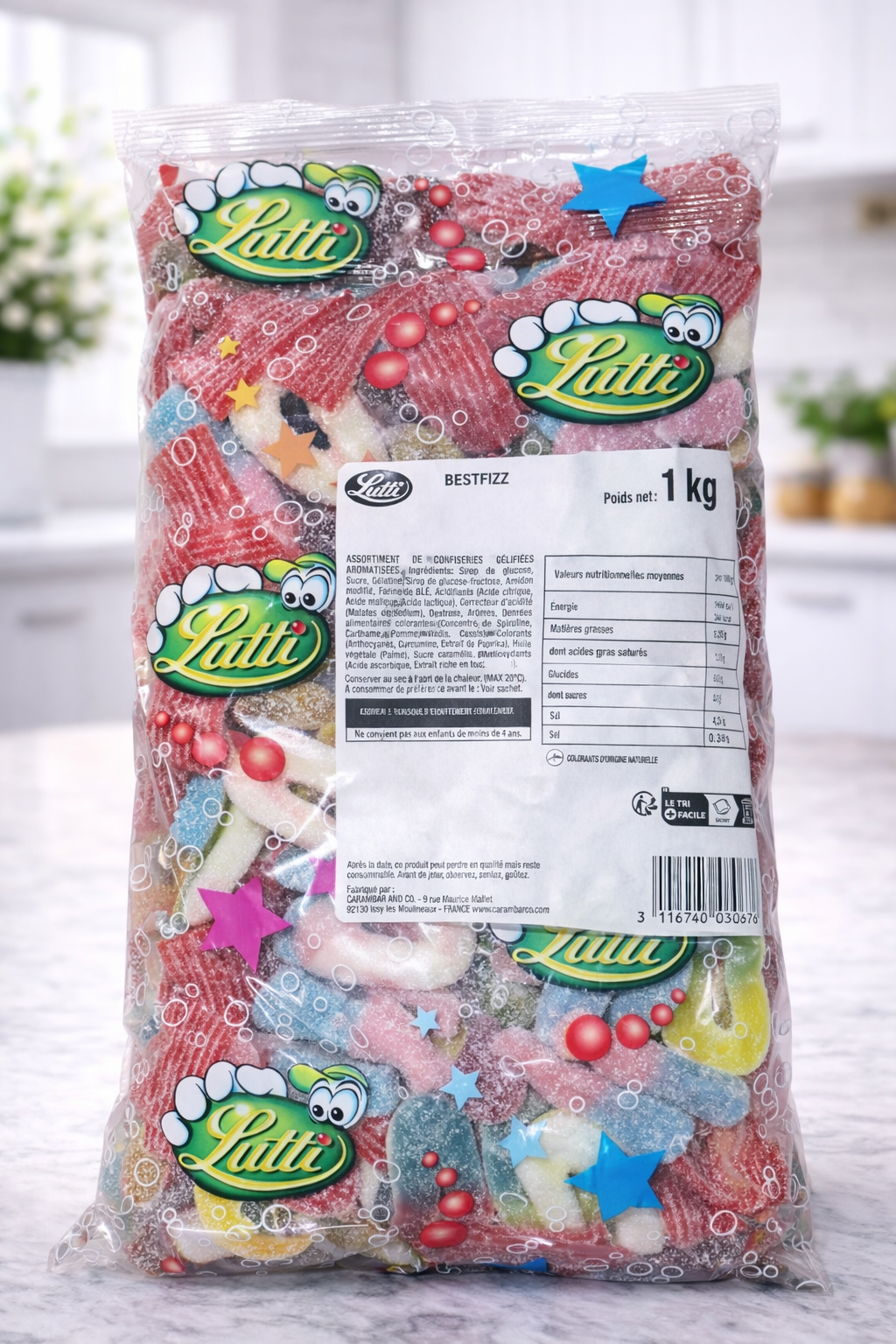 Bestfizz assortiment de bonbons LUTTI 1kg