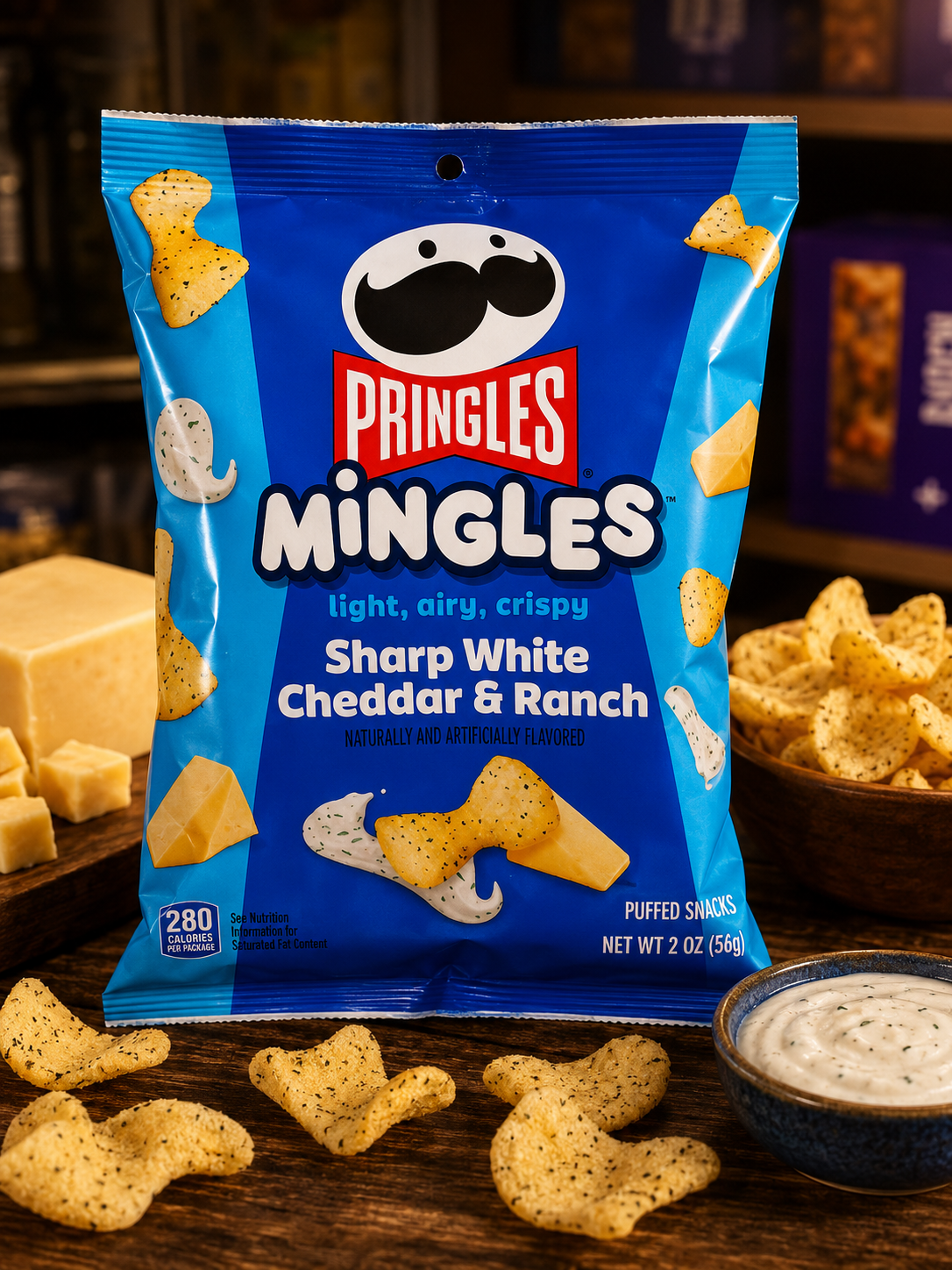 Pringles Mingles Sharp White Cheddar & Ranch