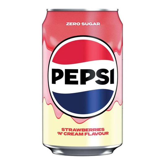 PEPSI STRAWBERRIES CREAM 33CL Royaume-Uni