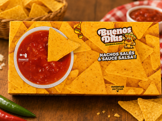 Buenos Dias Nachos Salés & Sauce Salsa
