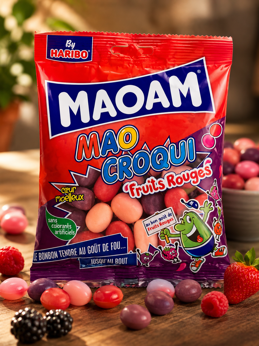 Maoam fruit rouge 120g