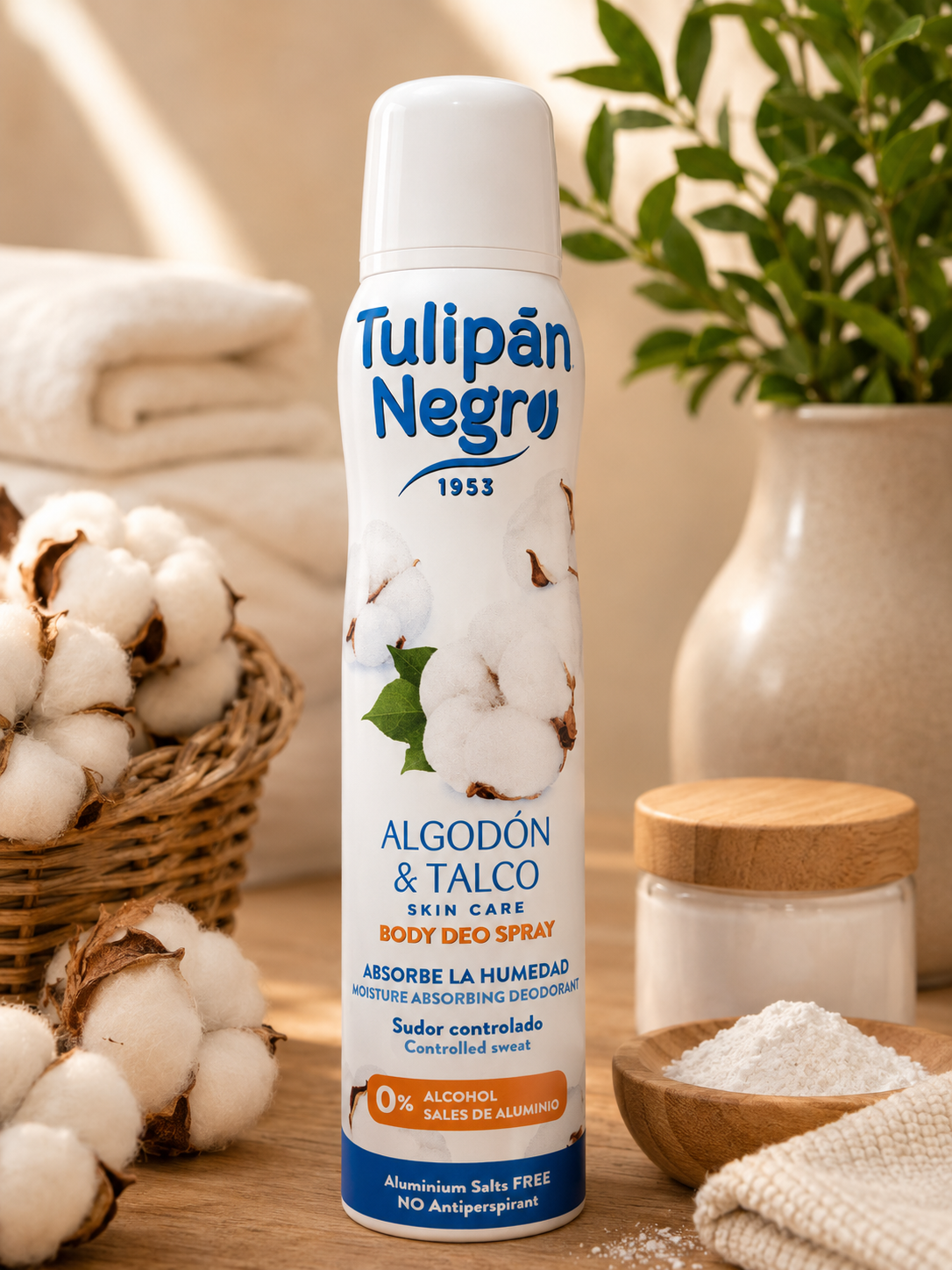 Déo Tulipan coton et talc