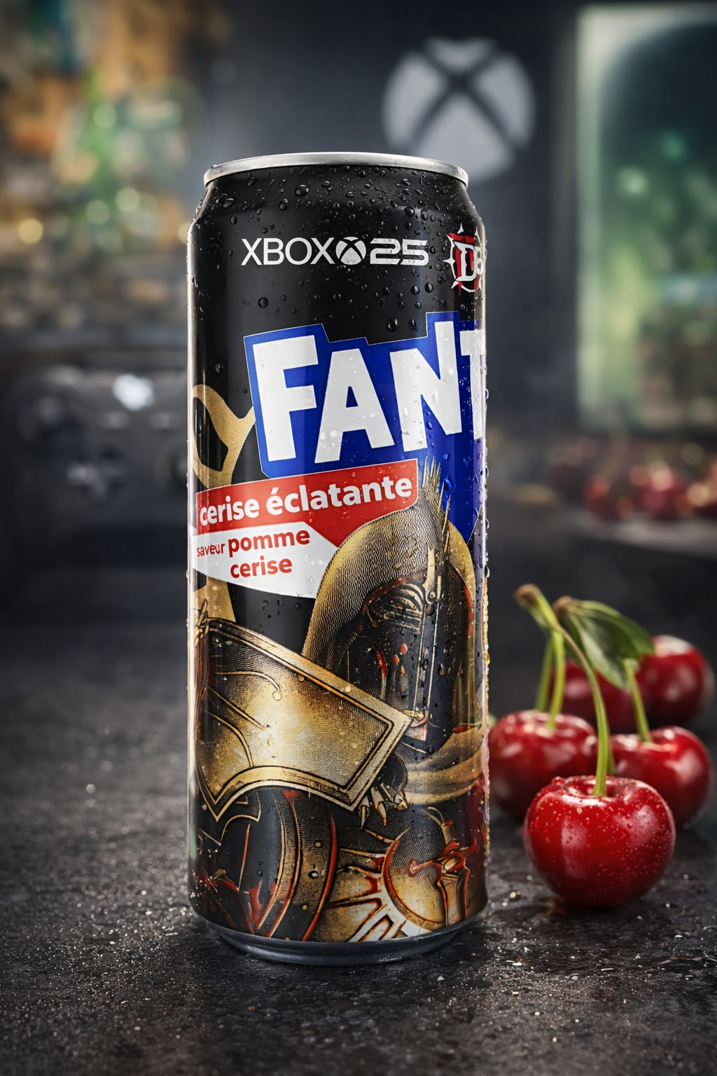 Fanta cerise éclatante
