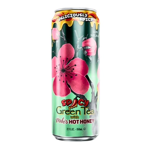 Arizona Spicy Green Tea withe Mike 's Hot Honey 650ml