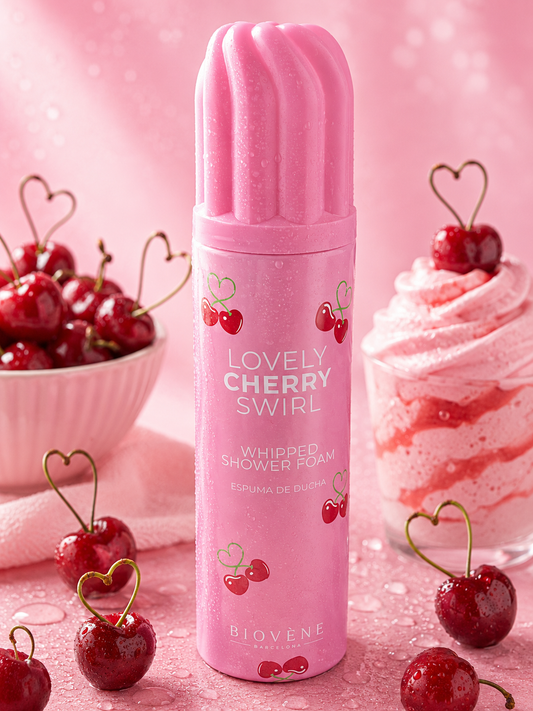 Mousse de Douche Lovely Cherry Swirl 250ml - Biovene Barcelona