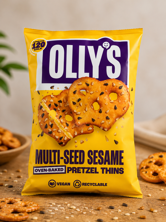 Olly's Pretzel Thins Multi Seed & Sesam Small