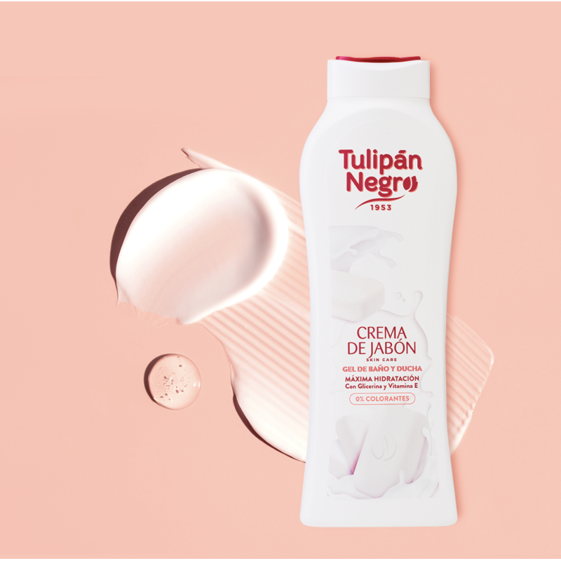 GEL DOUCHE TULIPAN NEGRO CRÈME DE SAVON 650ML