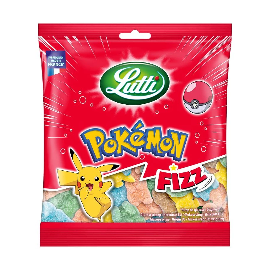 Lutti Pokémon Fizz 100g