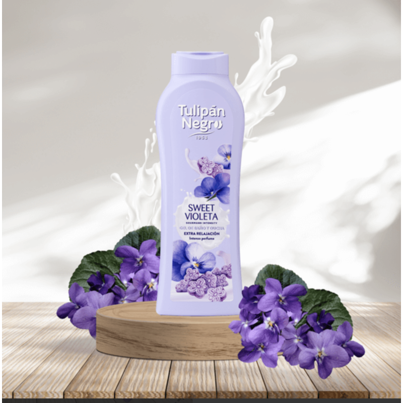 GEL DOUCHE TULIPAN NEGRO VIOLETTE DOUCE 650ML