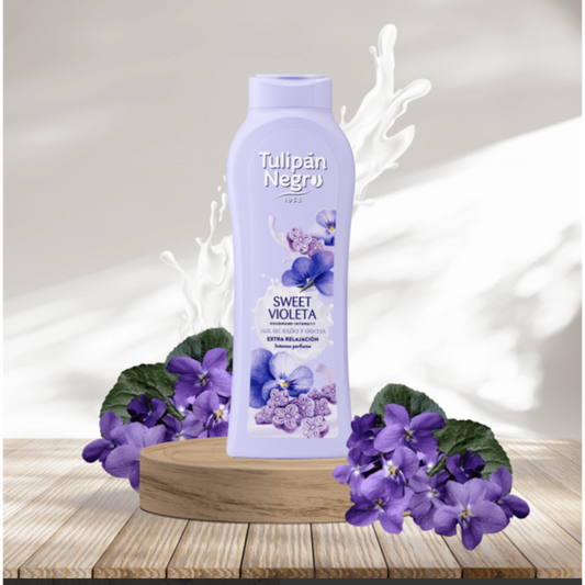 GEL DOUCHE TULIPAN NEGRO VIOLETTE DOUCE 650ML