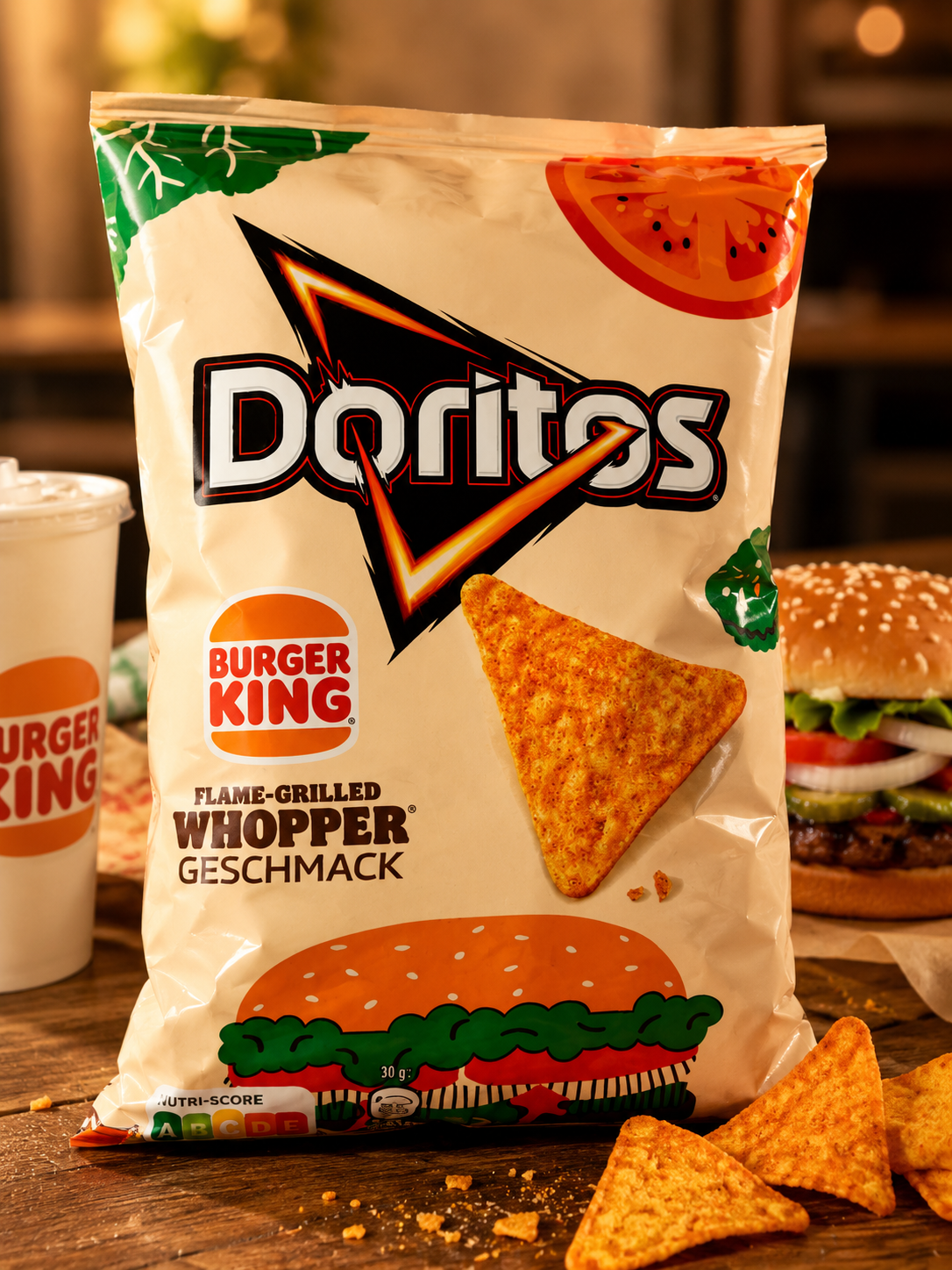 Doritos Burger King Flame-Grilled Whopper - 170 g