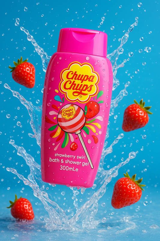 GEL DOUCHE CHUPA CHUPS STRAWBERRY 300 ML