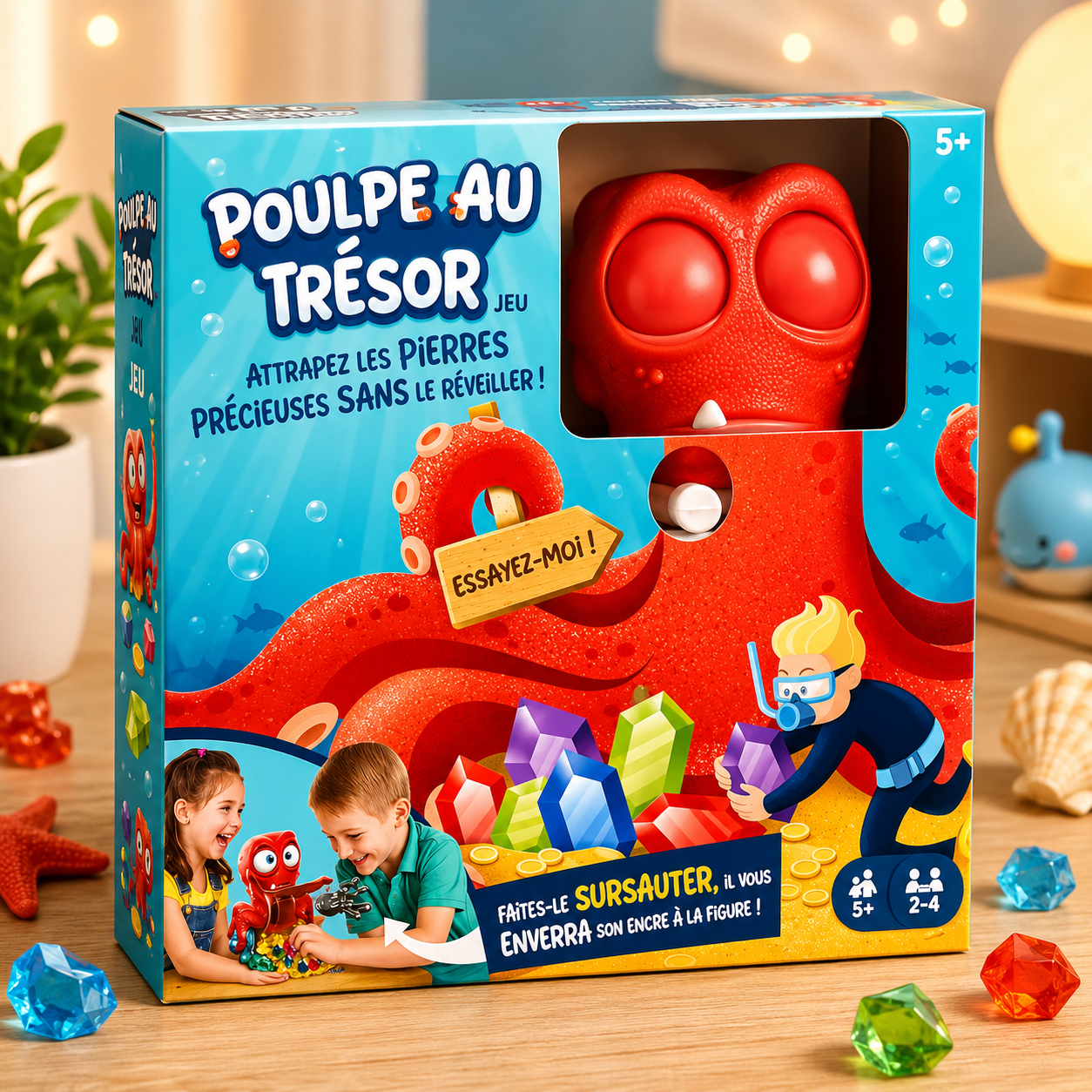Poulpe au trésors