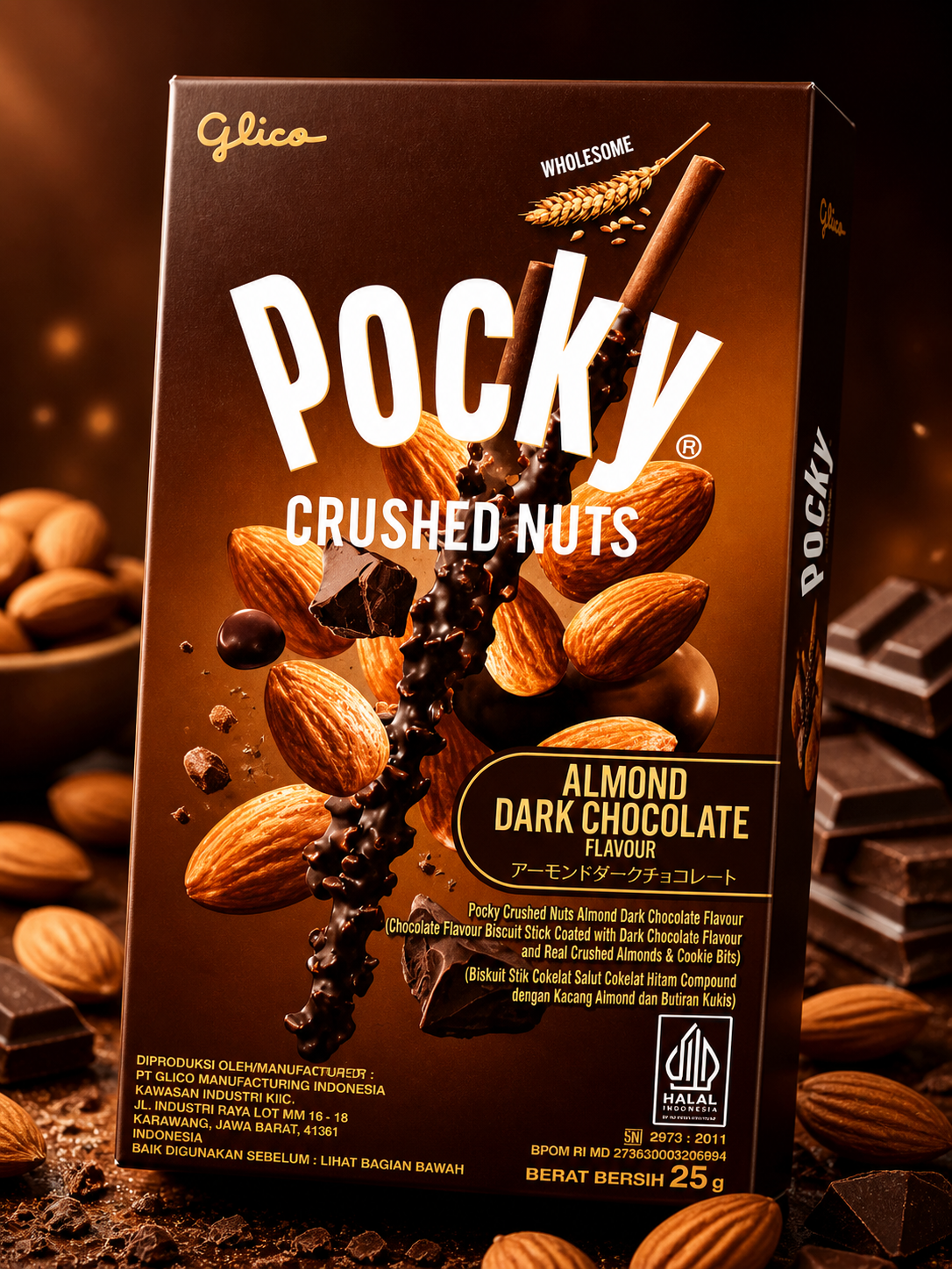 Pocky Almond Dark Chocolate
