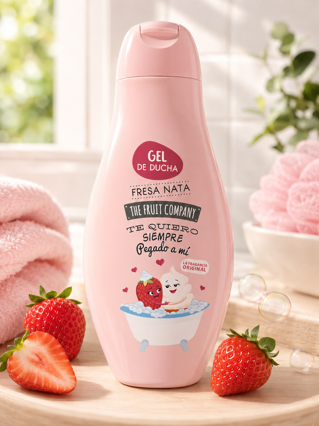 gel douche the fruit compagny fraise
