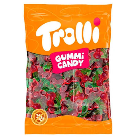 Cerises gélifiées - Trolli - 1 kg
