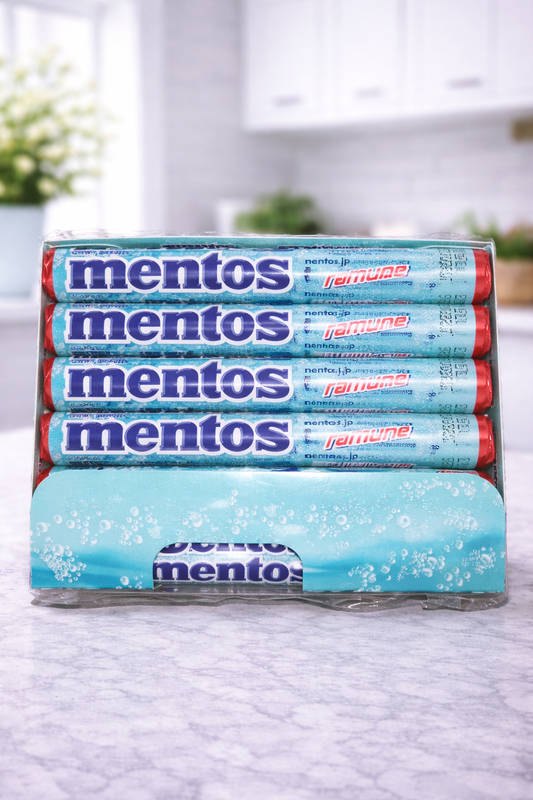 Mentos Japonais Ramune – Bonbons Saveur Limonade Japonaise (37,5g)