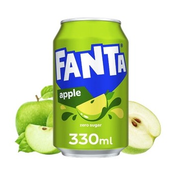 Fanta apple sans sucre 33 CL