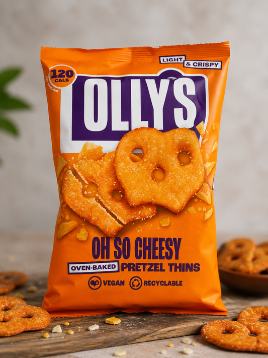 Olly's Pretzel Thins Cheesy