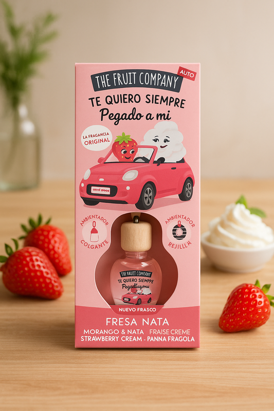 Désodorisant voiture fraise/chantilly The Fruit Company