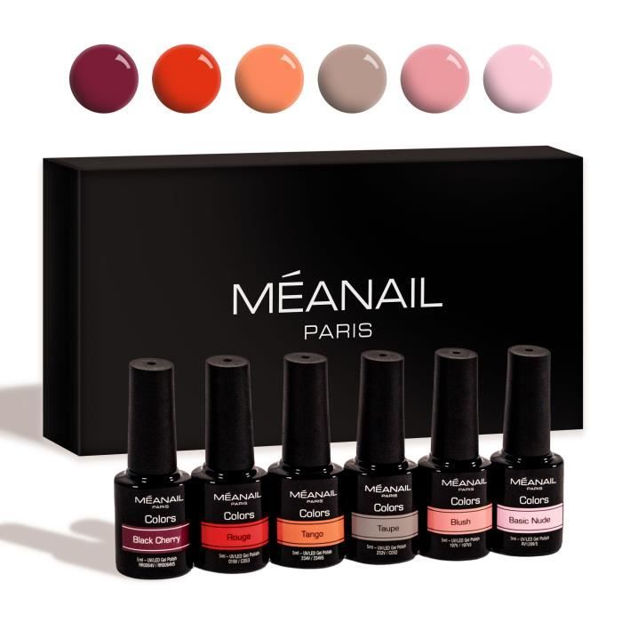 Méanail Paris- Coffret 6 vernis