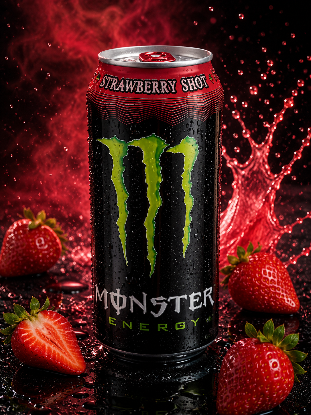 Monster stramberry 473 ml