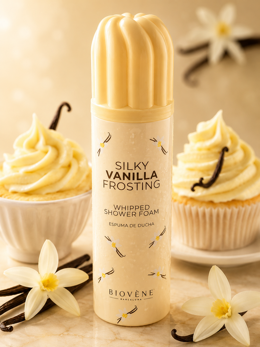 Mousse de Douche Silky Vanilla Frosting 250ml - Biovene Barcelona