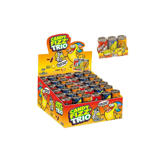 Candy fizz trio pack de 3 canettes