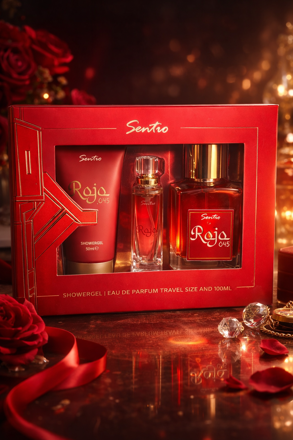 EAU DE PARFUM GIFSET ROJO 045 SENTIO