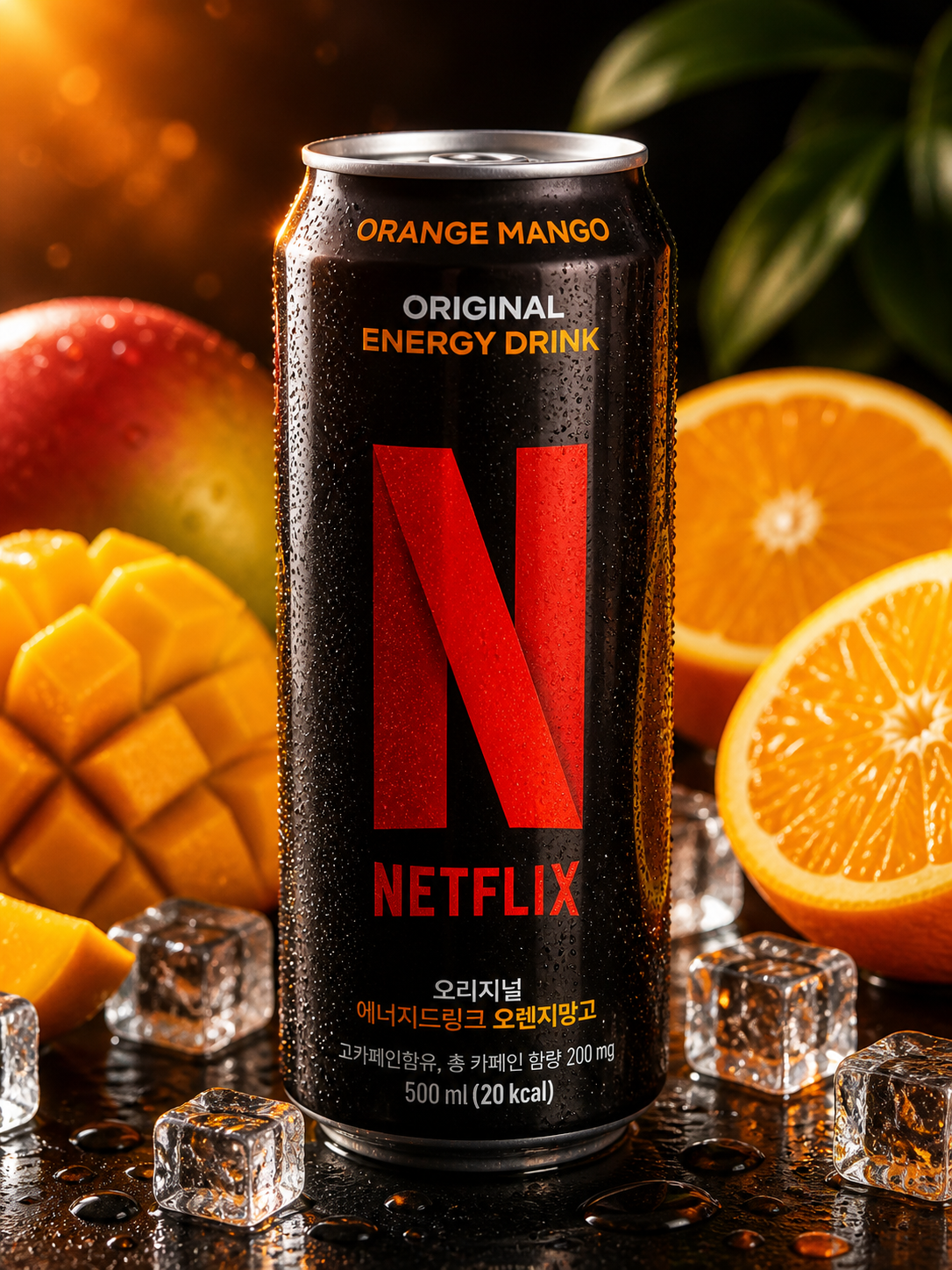 Netflix Original Energy Drink Orange Mango