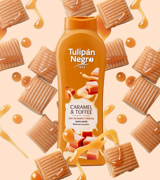 Gel douche Tulipan Negro caramel et toffee 650ml