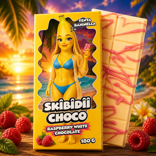 Skibidii Choco Tenta Daniella Raspberry White Chocolate